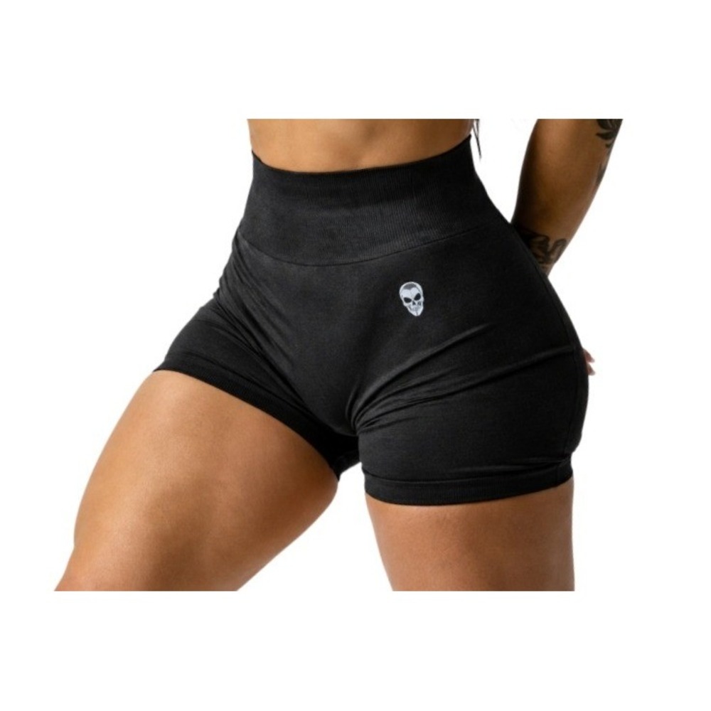 GymReapers Womens L Black Infinity Shorts